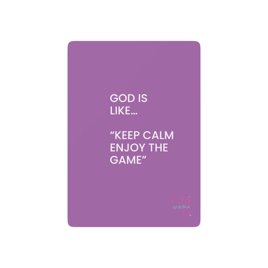 #9✨GIFT OF DELIGHT GOD IS LIKE ✨ Shuffle and Smile Unique Collectible Playing Cards