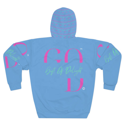 Gift Of Delight Light Blue Unisex Pullover Hoodie
