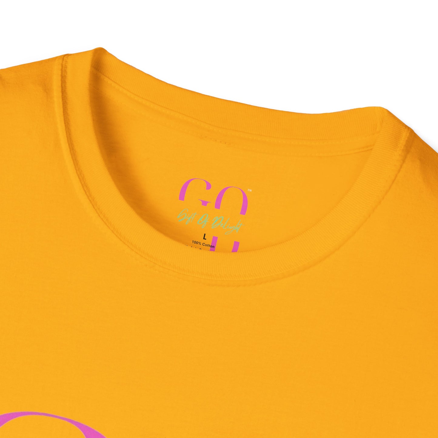 Gift Of Delight Inspiring Gold Unisex Soft-Stylet-Shirt