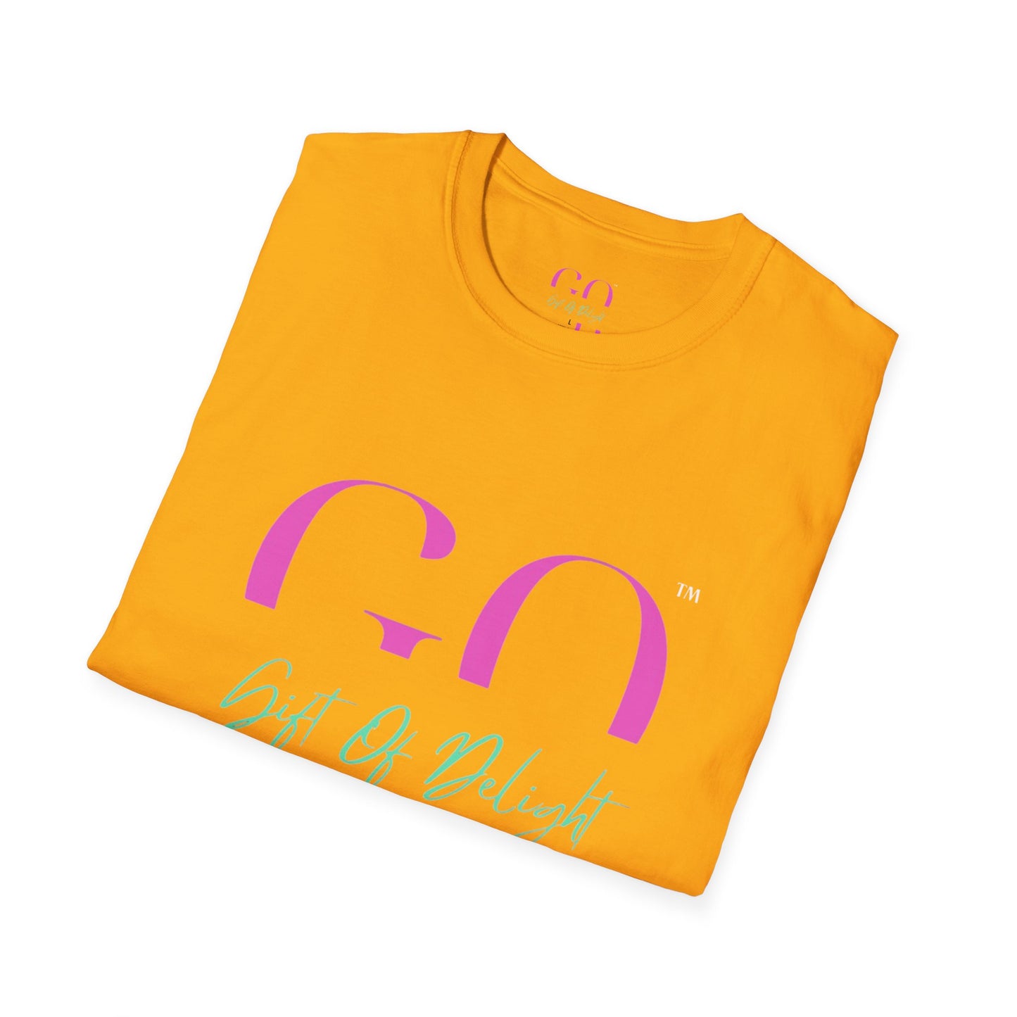 Gift Of Delight Inspiring Gold Unisex Soft-Stylet-Shirt