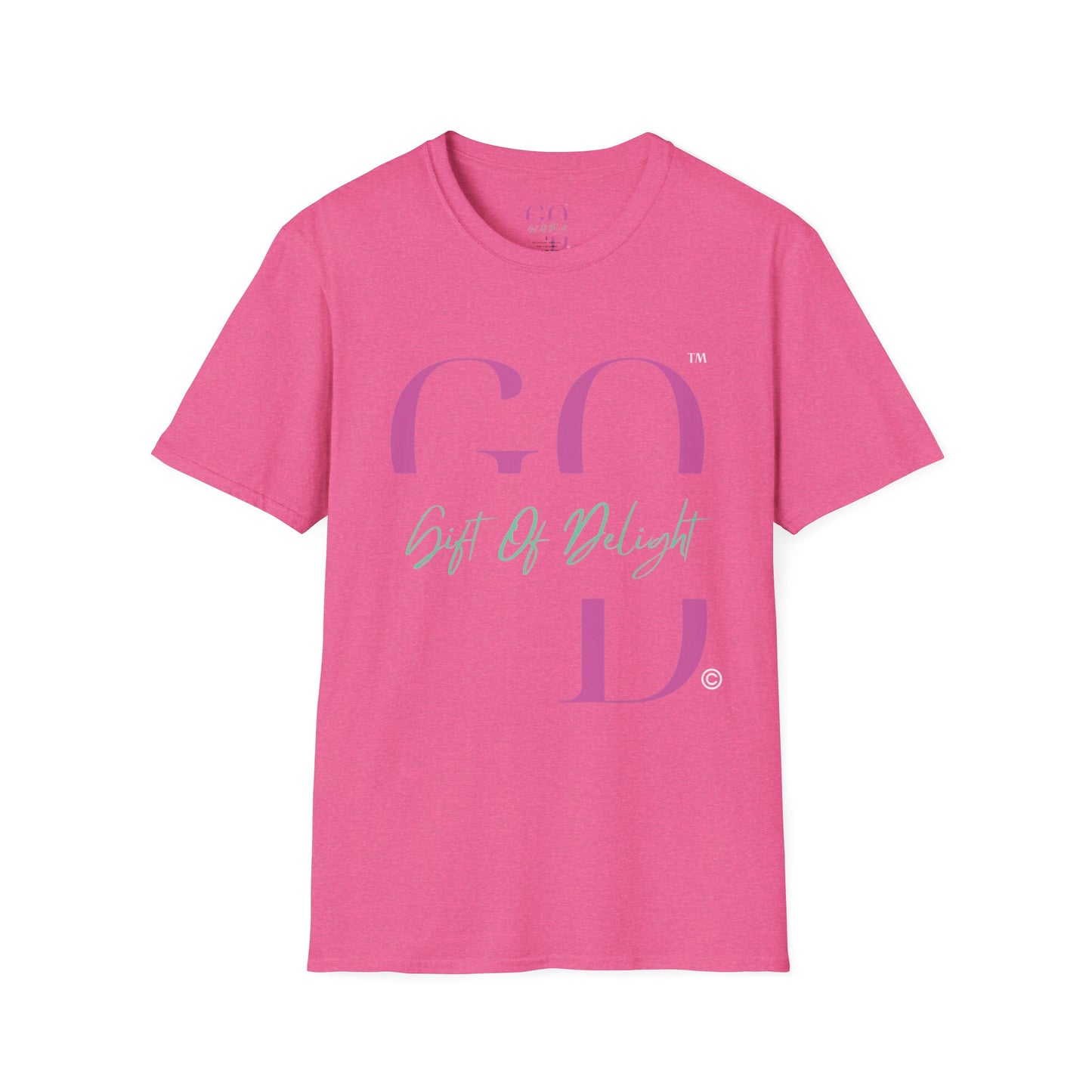 Gift Of Delight Pink Unisex Softstyle T-Shirt