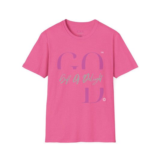 Gift Of Delight Pink Unisex Softstyle T-Shirt