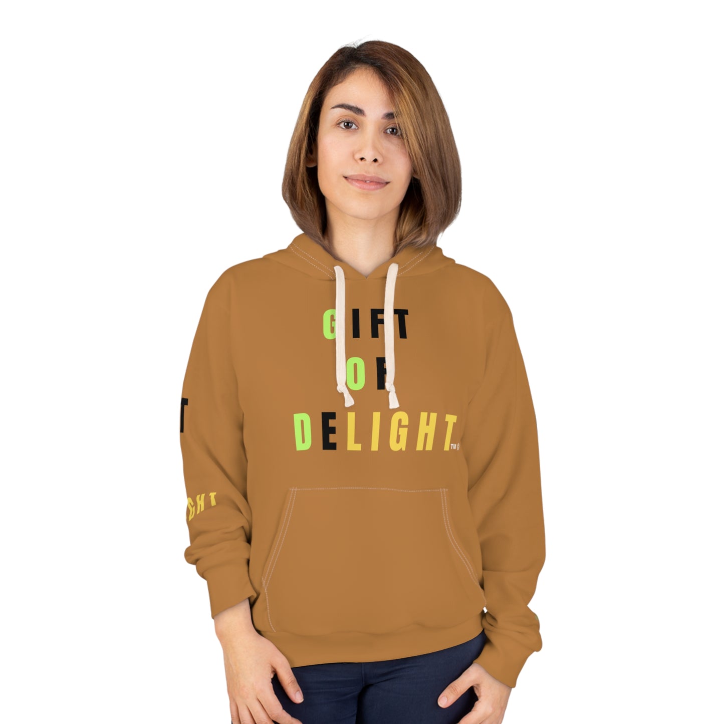 Gift of Delight GOD LIGHT Hoodie, Unisex Hoodie, Cozy Pullover, Casual Wear, Unique Gift, Fall Fashion