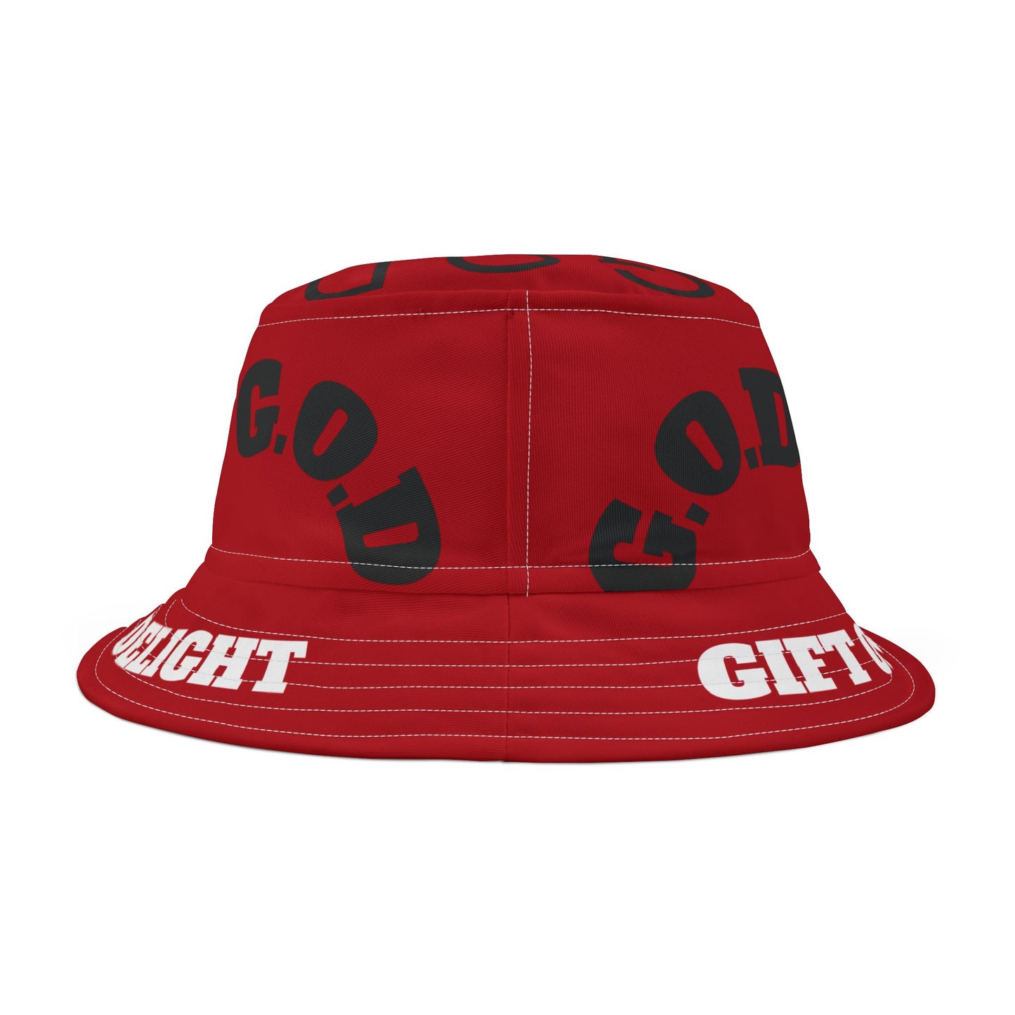 Gift Of Delight RED G.O.D Stylish Bucket Hat