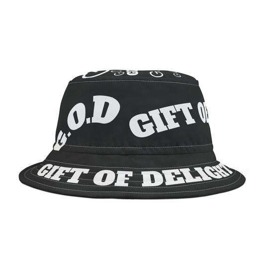 Gift Of Delight BLACK G.O.D Stylish Bucket Hat