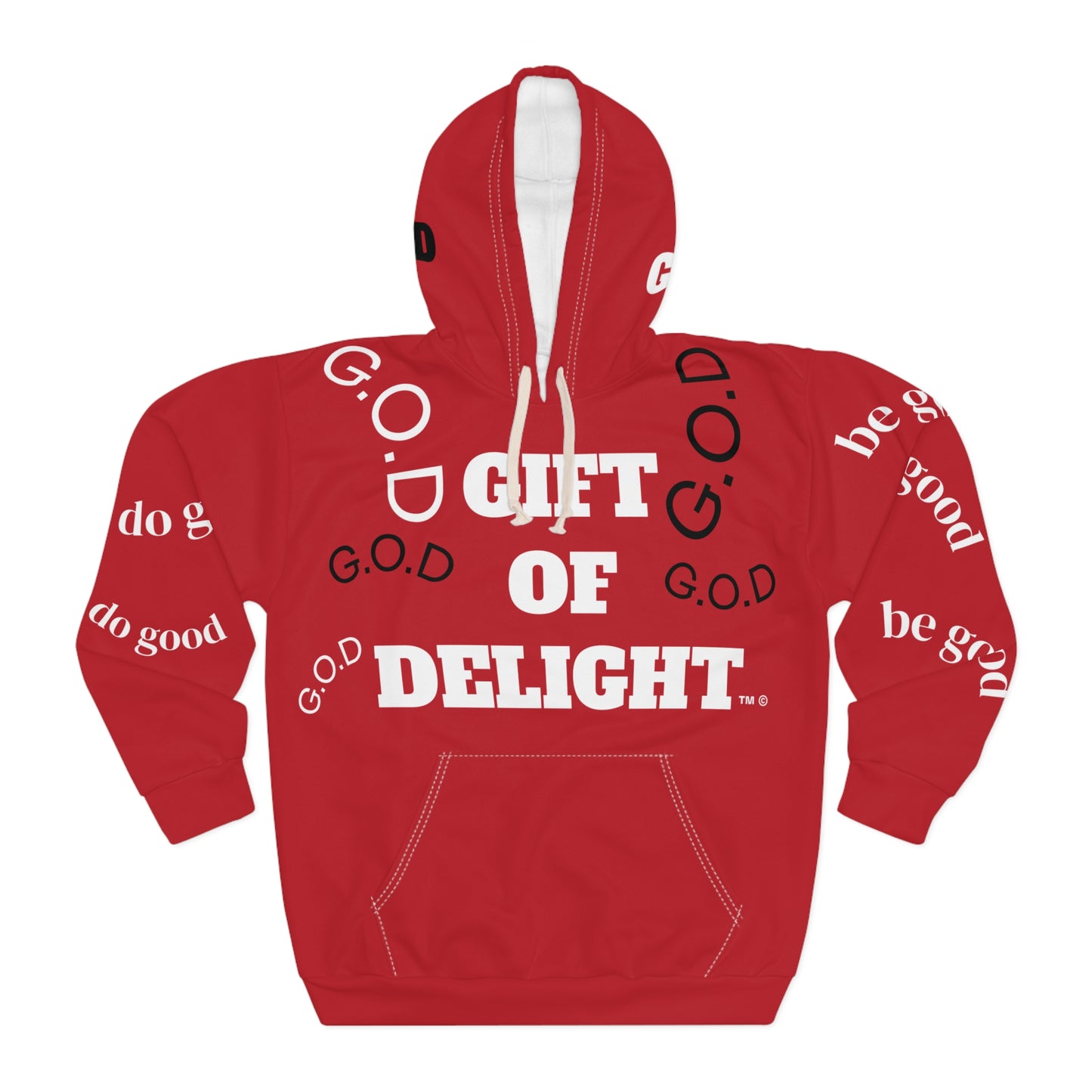 Delight RED G.O.D Unisex Pullover Hoodie
