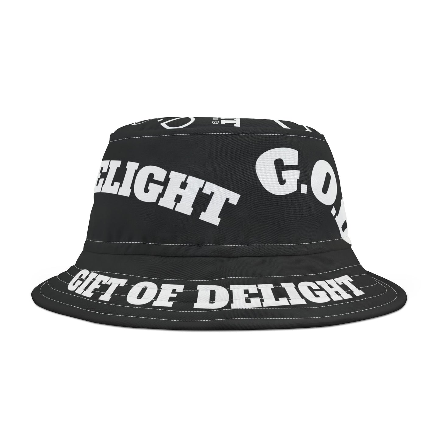Gift Of Delight BLACK G.O.D Stylish Bucket Hat