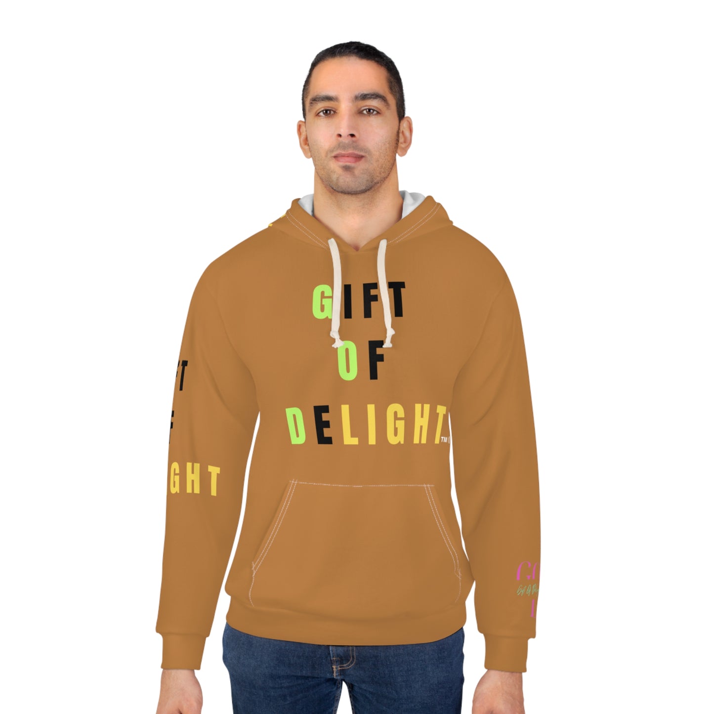 Gift of Delight GOD LIGHT Hoodie, Unisex Hoodie, Cozy Pullover, Casual Wear, Unique Gift, Fall Fashion
