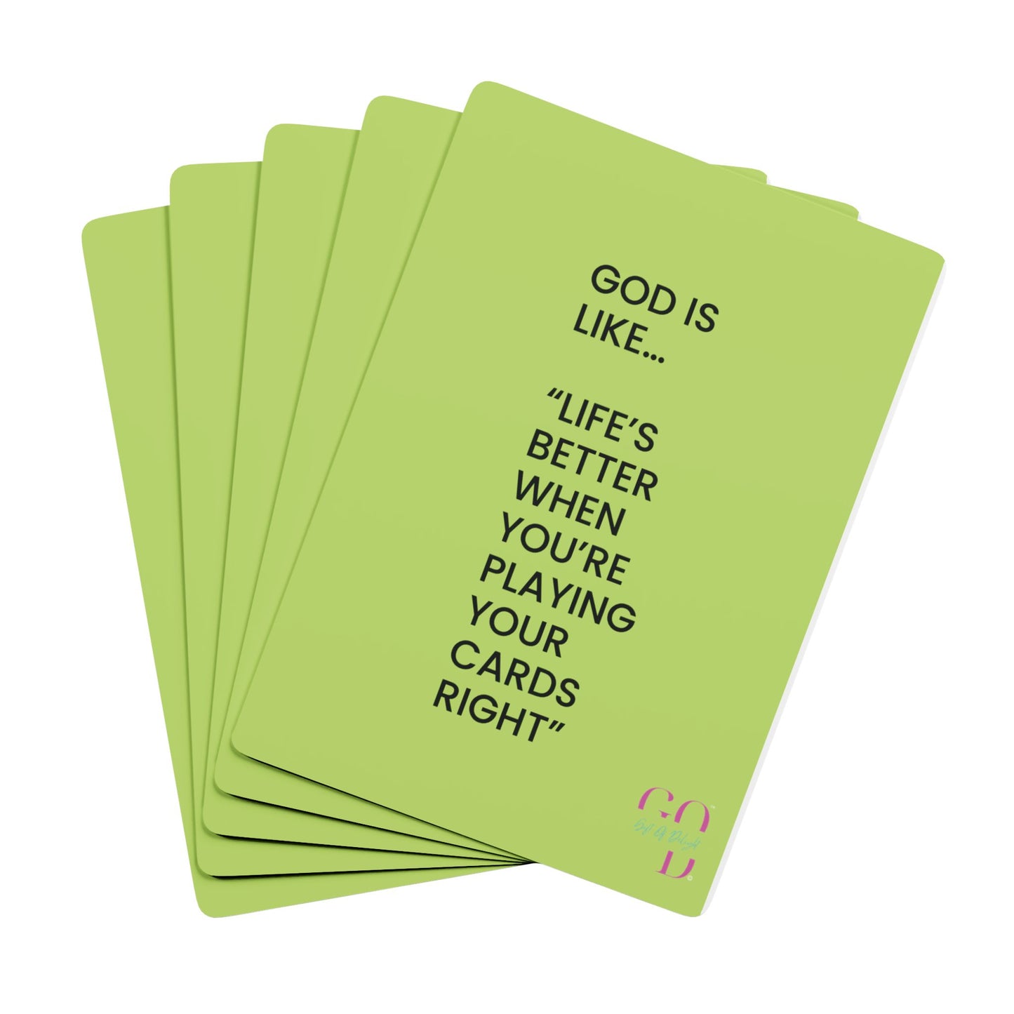 #3 ✨GIFT OF DELIGHT GOD IS LIKE ✨ Shuffle and Smile Unique Collectible Playing Cards