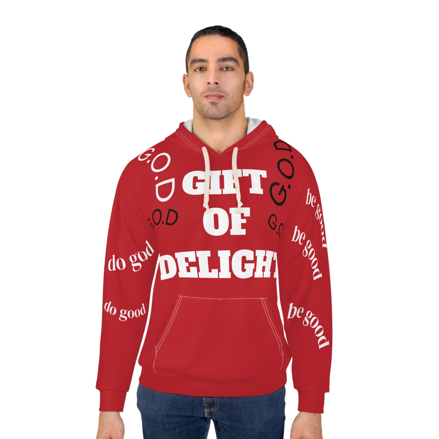 Delight RED G.O.D Unisex Pullover Hoodie