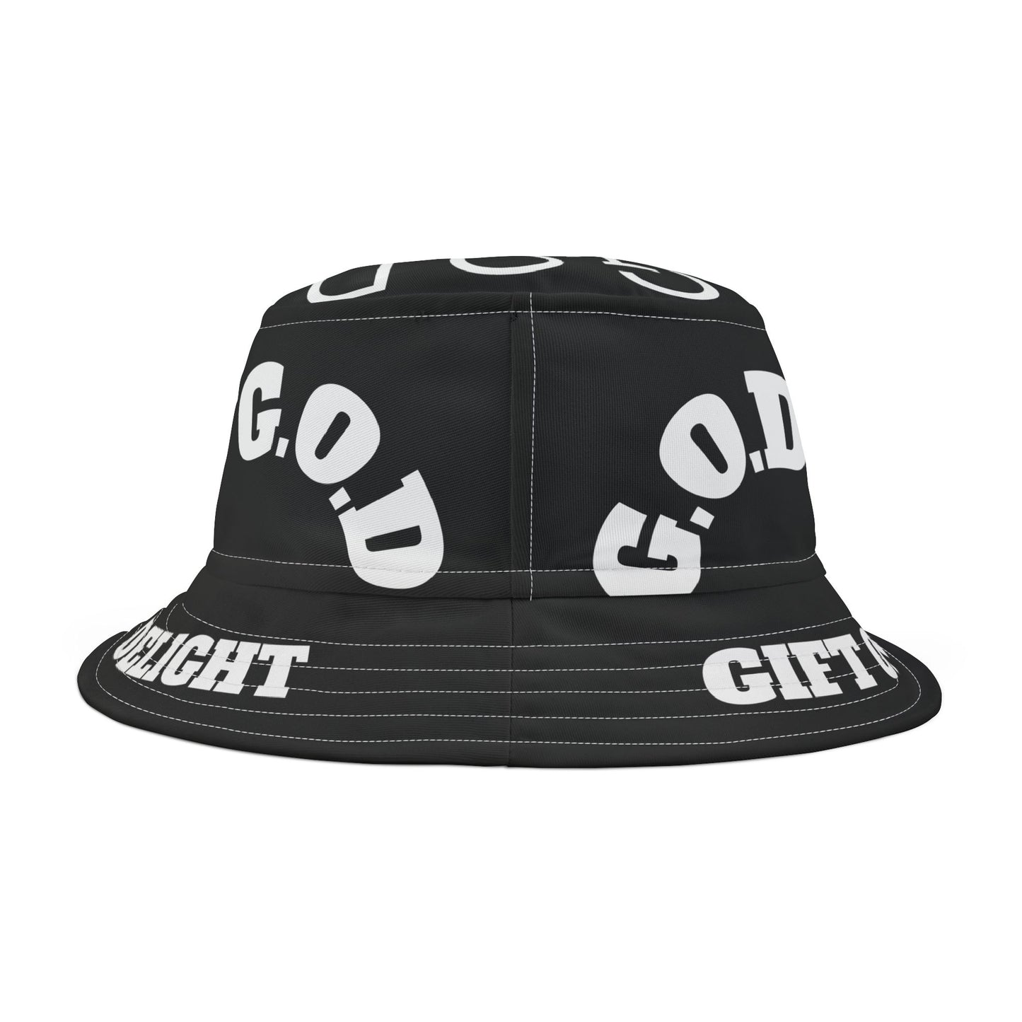 Gift Of Delight BLACK G.O.D Stylish Bucket Hat