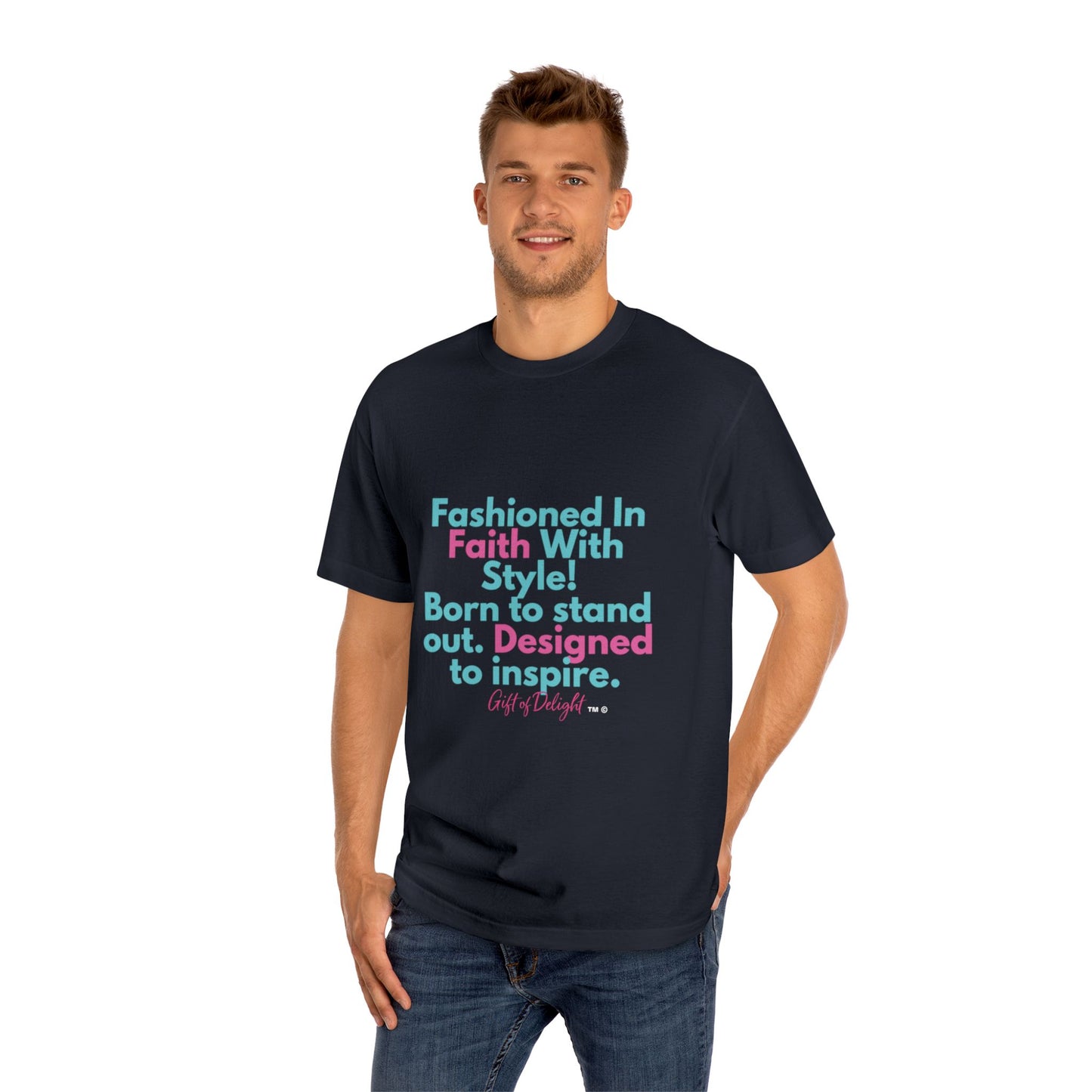 Gift Of Dight “Fashioned In” Faith-Inspired Unisex Classic Tee