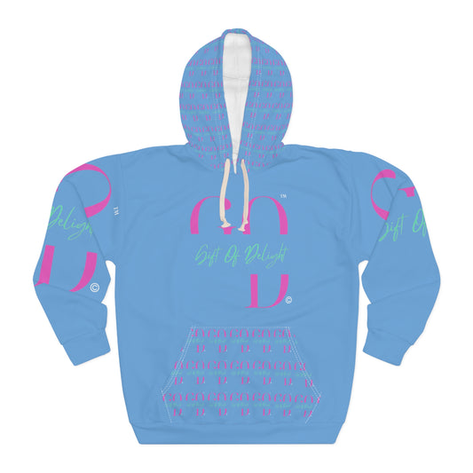 Gift Of Delight Light Blue Unisex Pullover Hoodie