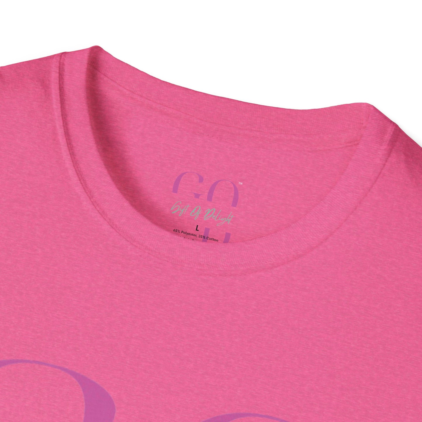 Gift Of Delight Pink Unisex Softstyle T-Shirt