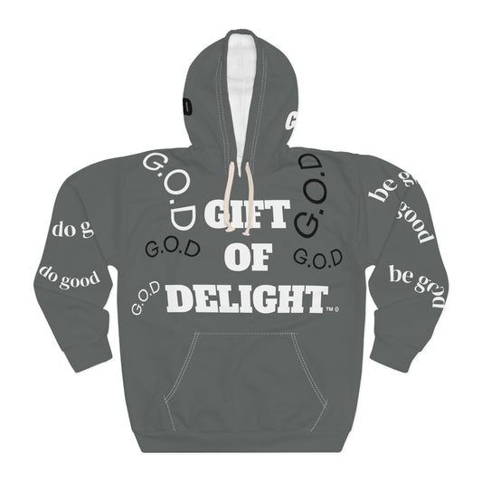 Gift of Delight Grey G.O.D Unisex Pullover Hoodie