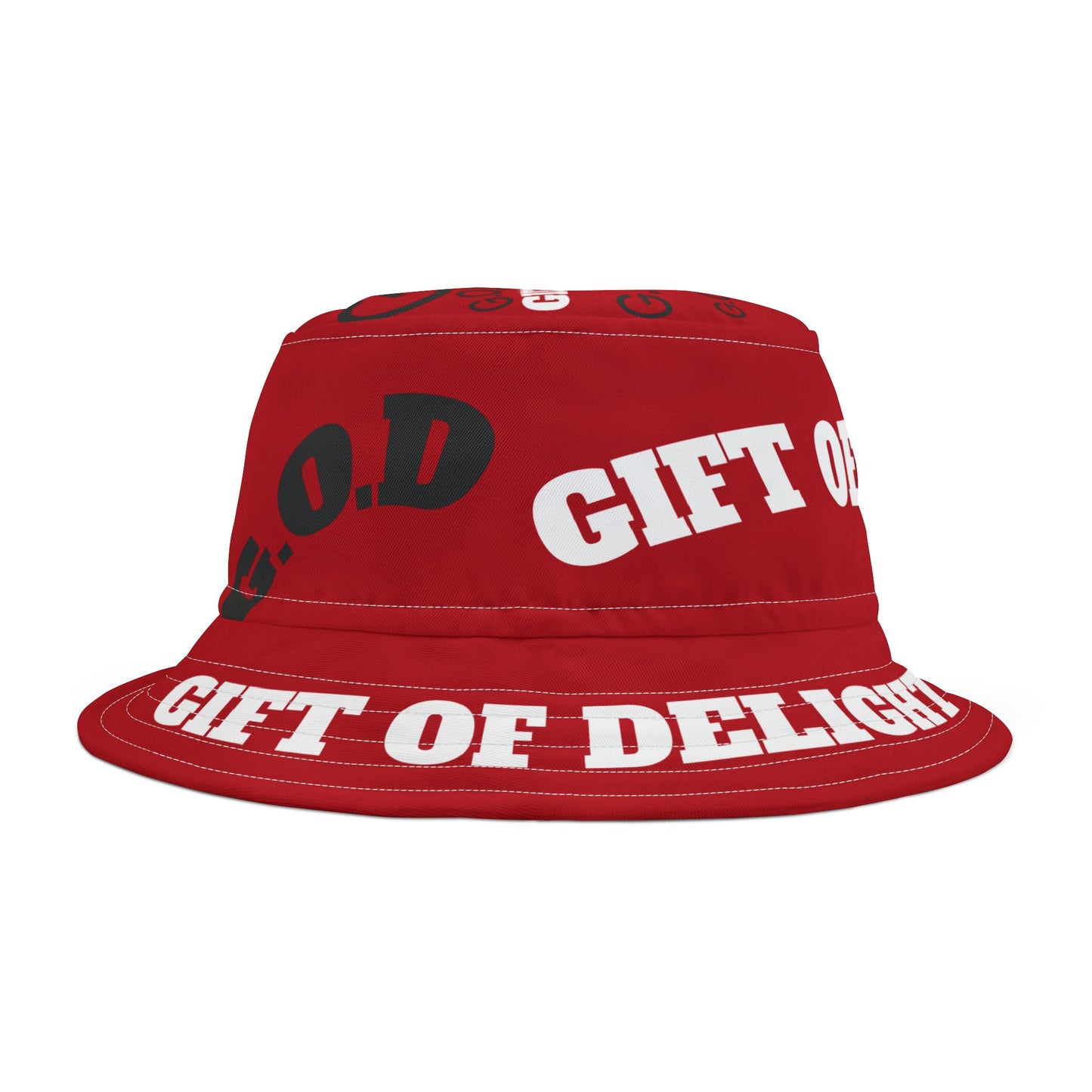 Gift Of Delight RED G.O.D Stylish Bucket Hat