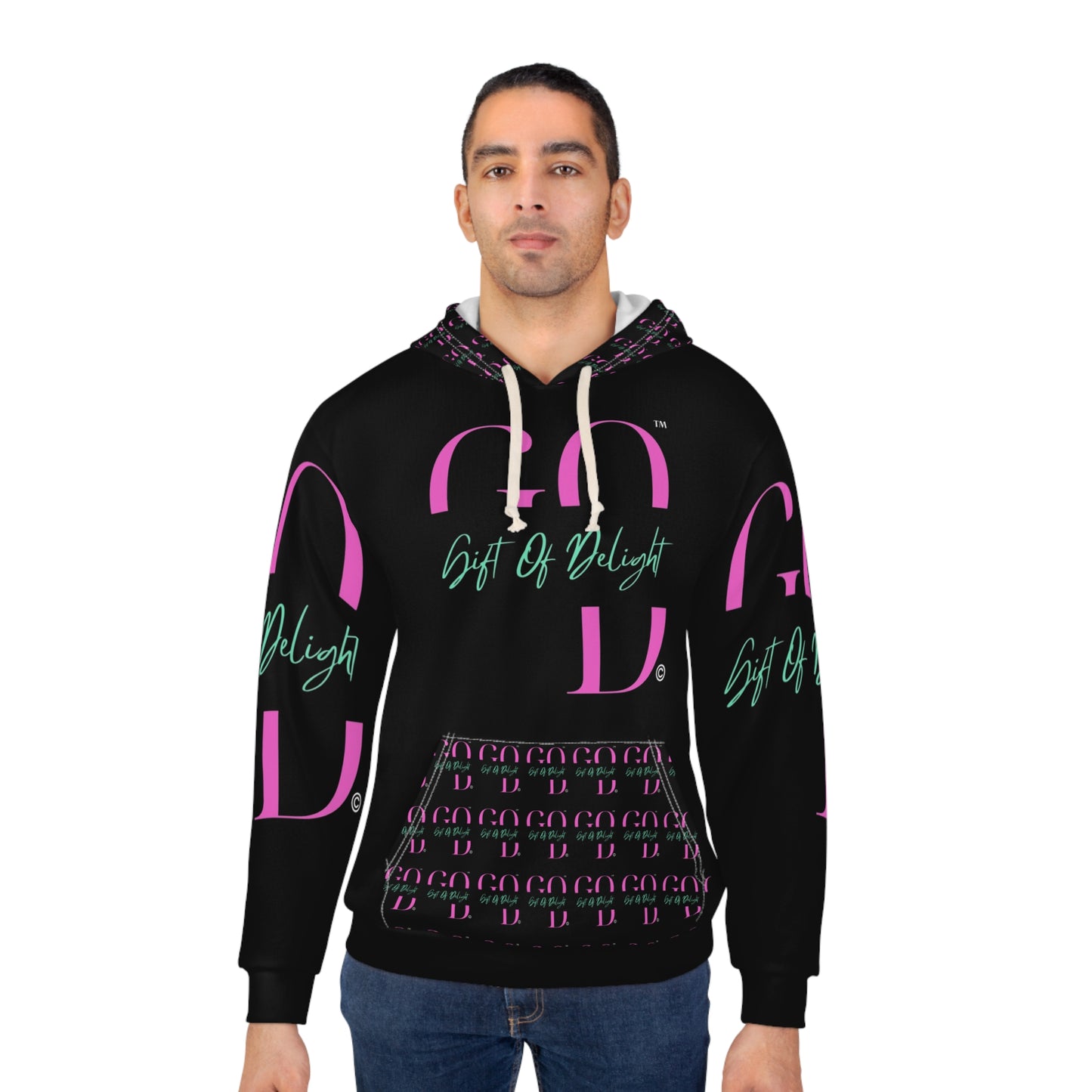 Gift Of Delight Black Unisex Pullover Hoodie