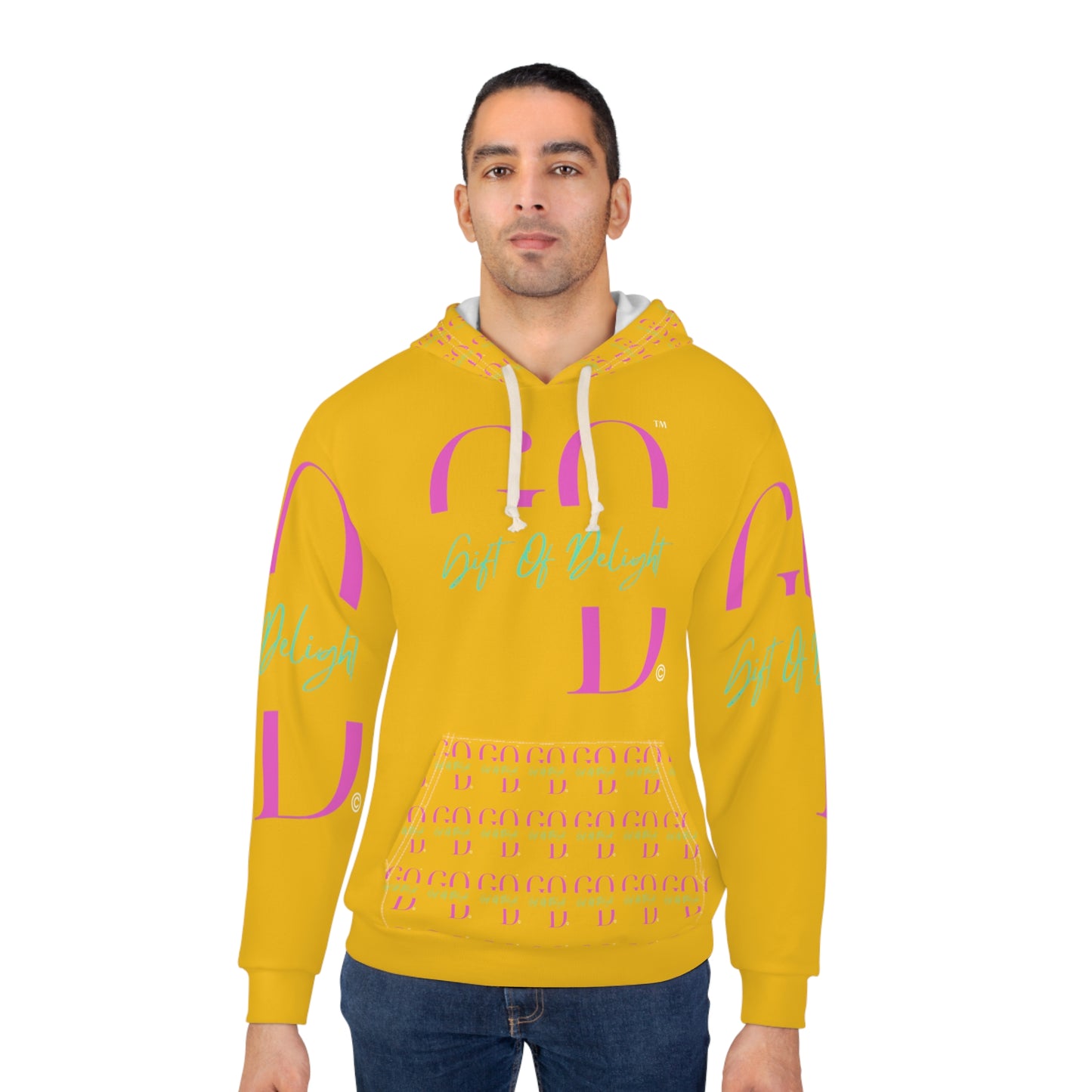 Gift Of Delight Yellow Vibrant Unisex Pullover Hoodie