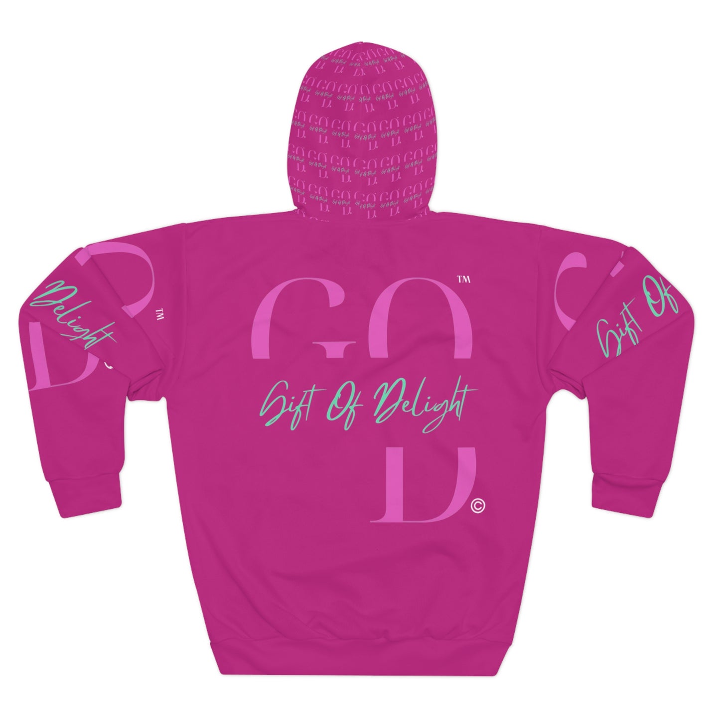 Gift Of Delight Pink Unisex Pullover Hoodie