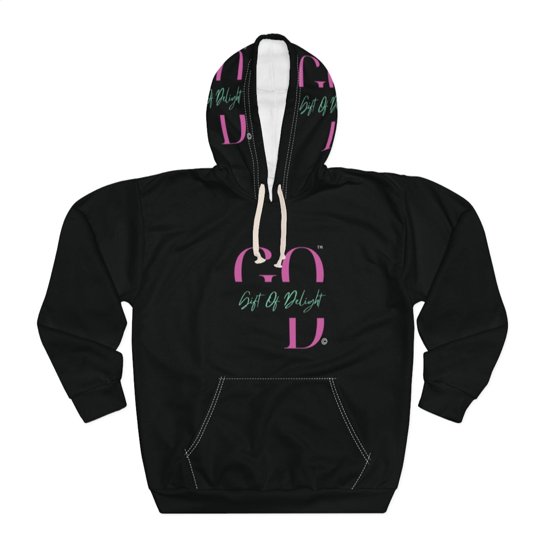 Gift of Delight Unisex Black Pullover Hoodie