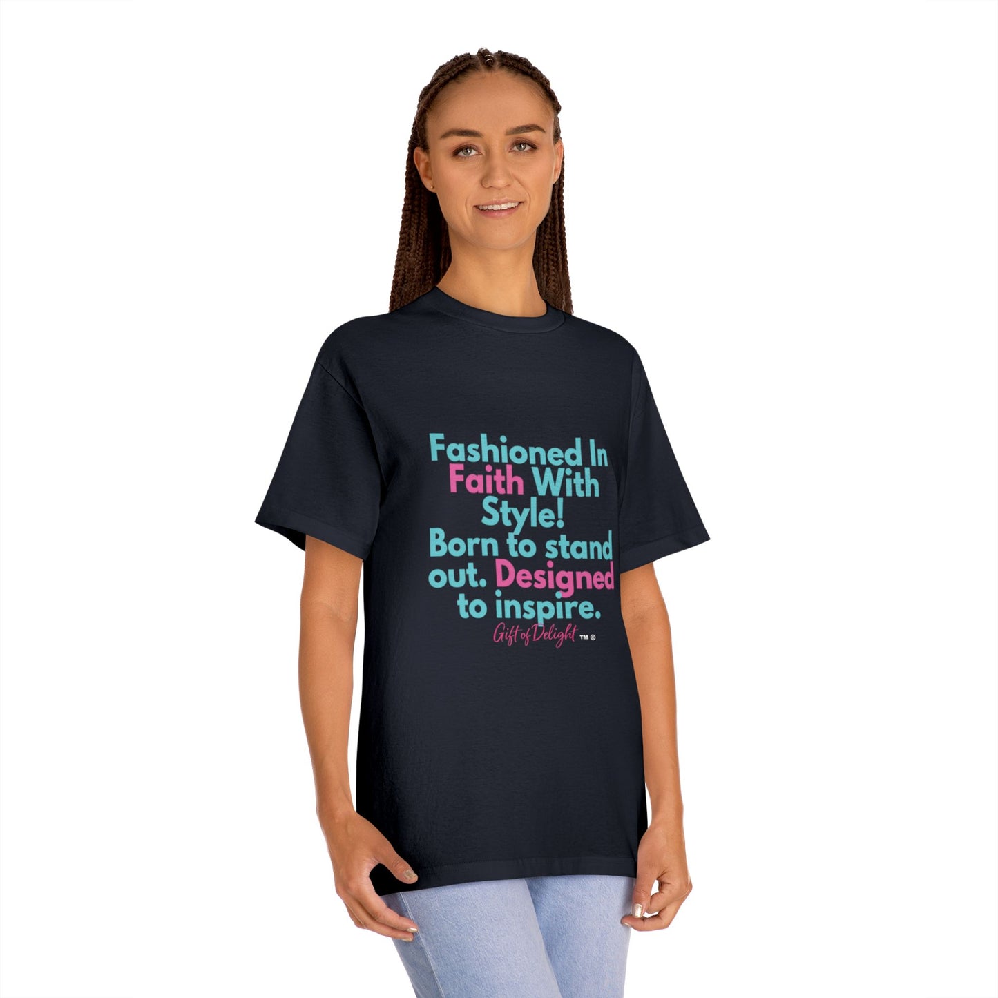 Gift Of Dight “Fashioned In” Faith-Inspired Unisex Classic Tee