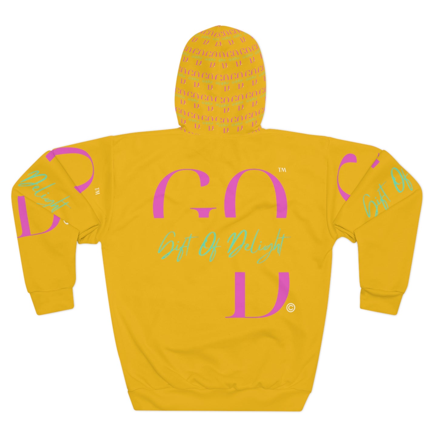 Gift Of Delight Yellow Vibrant Unisex Pullover Hoodie
