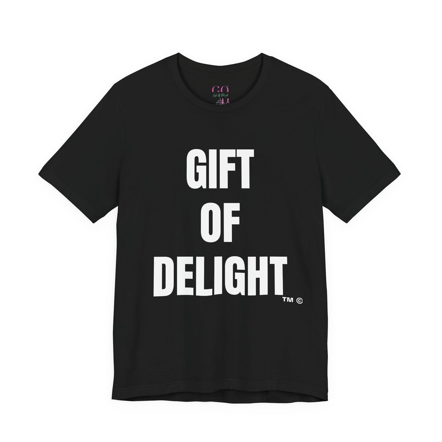 Gift Of Delight Classic Black and White Tee