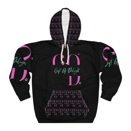 Gift Of Delight Black Unisex Pullover Hoodie
