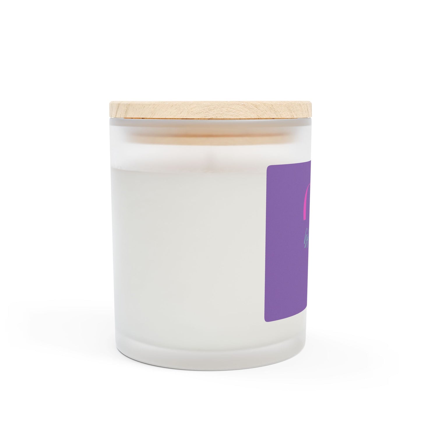 Gift Of Delight Frosted Glass Candle